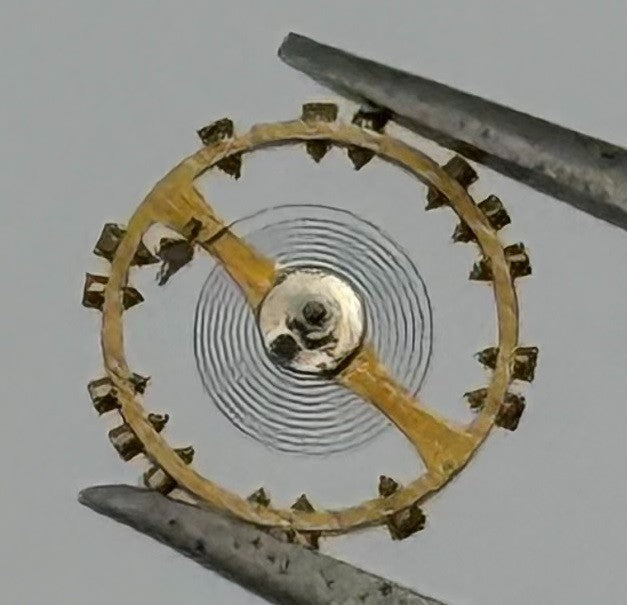 GSW 60 66 Balance Wheel Complete And Spring 5½’’’ 1068 Watch Movement Parts NOS