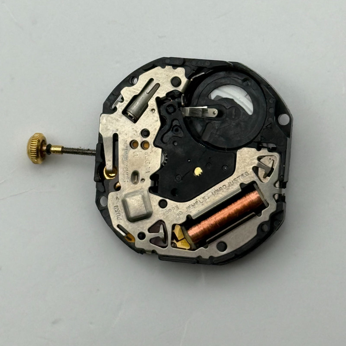 Shiojiri V537A Watch Movement Quartz Japan No Jewels Parts Repair Spares 21.3mm