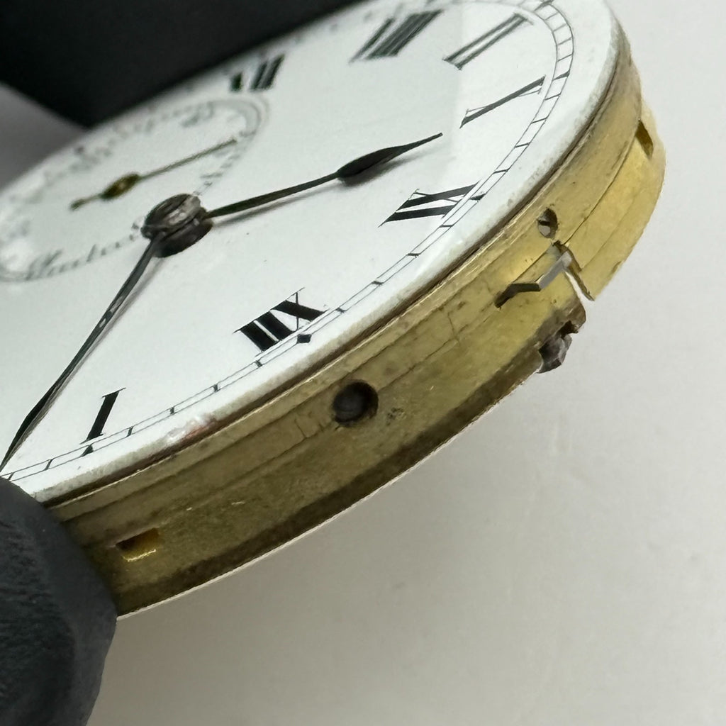 IWC Peerless Pocket Watch Movement Open Face High Grade S&Co Parts 39.9mm