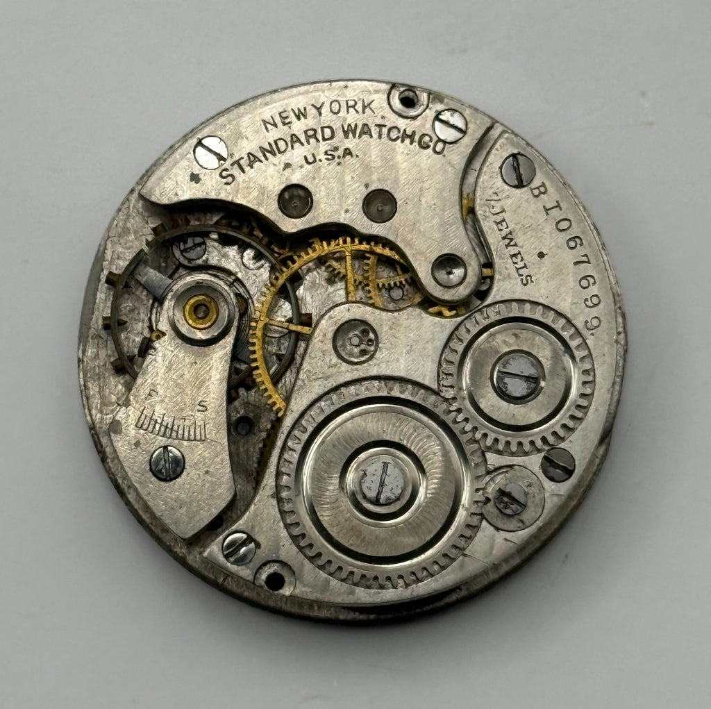 New York Standard Grade 306 Watch Movement Model BI American 0s Parts Repair