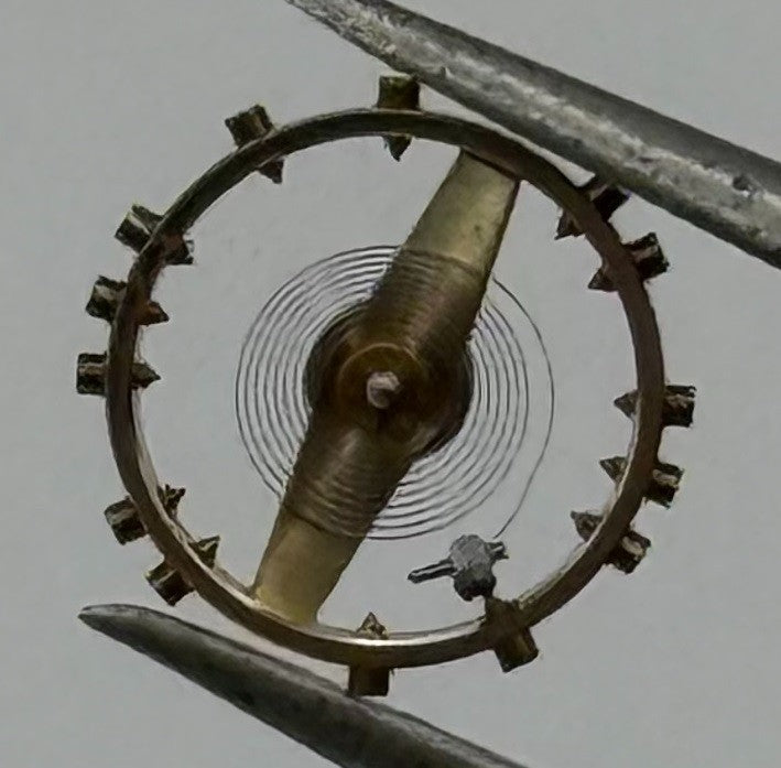 Peseux 120 Balance Wheel Complete And Spring 5¼’’’ 276 Watch Movement Parts NOS