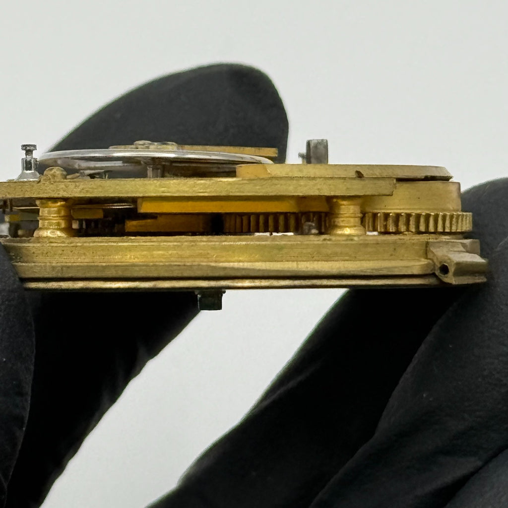 English Lever Pocket Watch Movement - E. Johnson & Son Derby - Parts / Repair