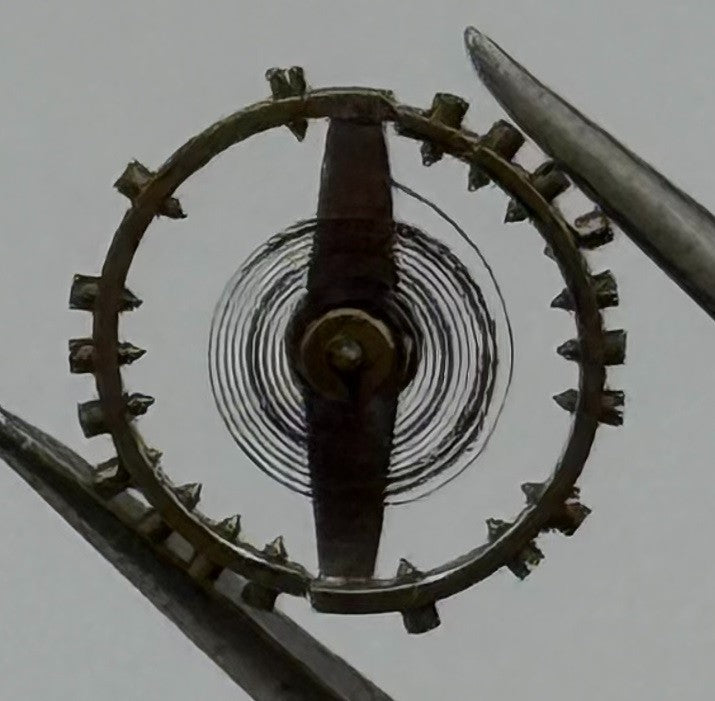 Felsa 158 Balance Wheel Complete And Spring 6¾’’’ 379 Watch Movement Parts NOS