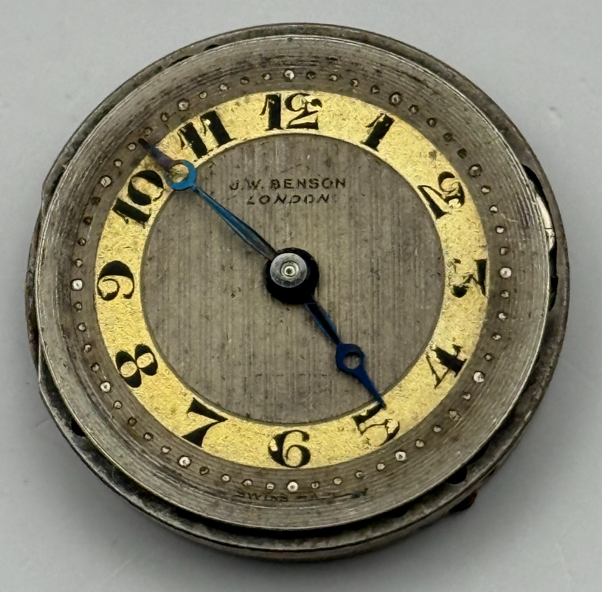 Cyma Ref 374 Watch Movement - J W Benson London - For Parts / Repair - 23.4mm