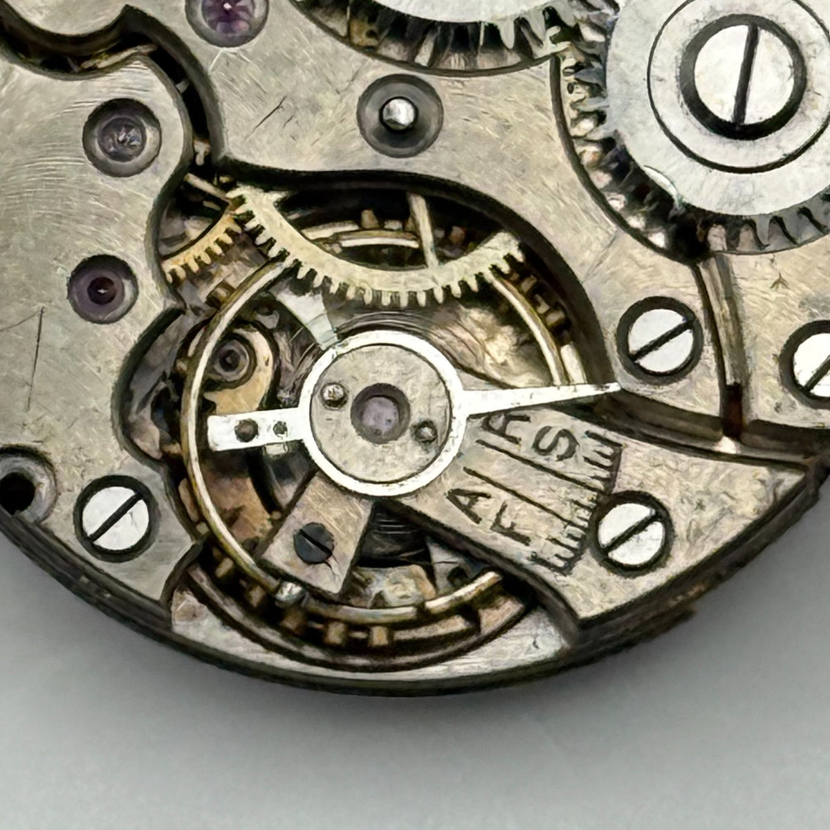 Unidentified Watch Movement Swiss Made Manual Wind Vintage Parts Repair 22.4mm
