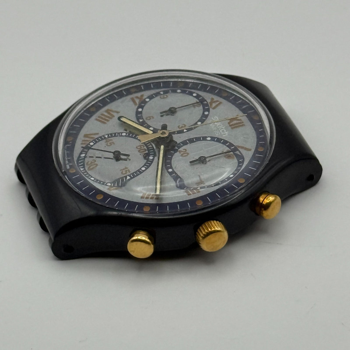 Vintage Swatch Chrono Watch SCN104 Timeless Zone 1991 ETA Quartz 39mm Parts