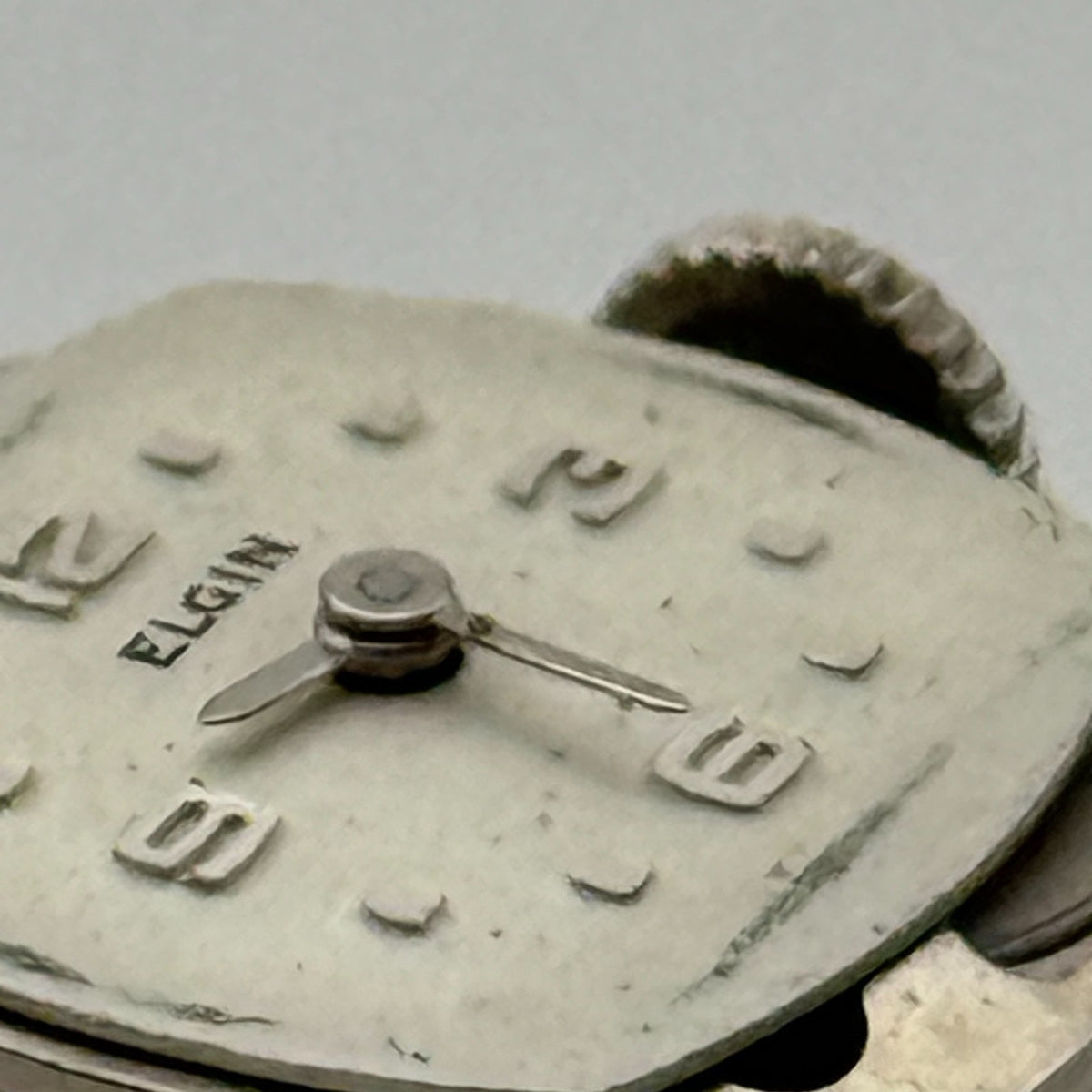Elgin 744 Watch Movement 19 Jewels USA Manual Wind Vintage Parts Repair 13.6mm