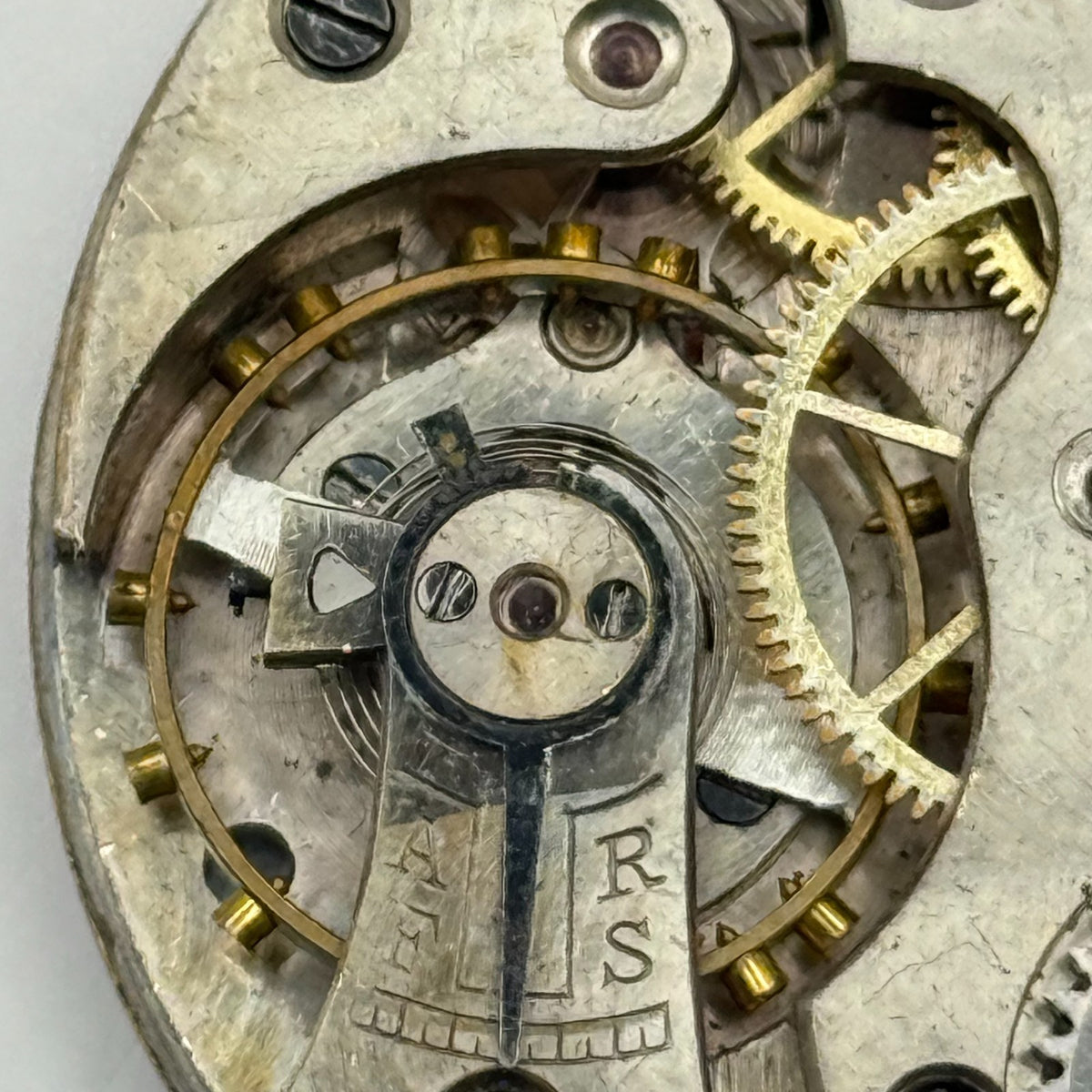 Hunter Pocket Watch Movement 15J Sub Seconds Swiss Manual Wind Parts 41.9mm