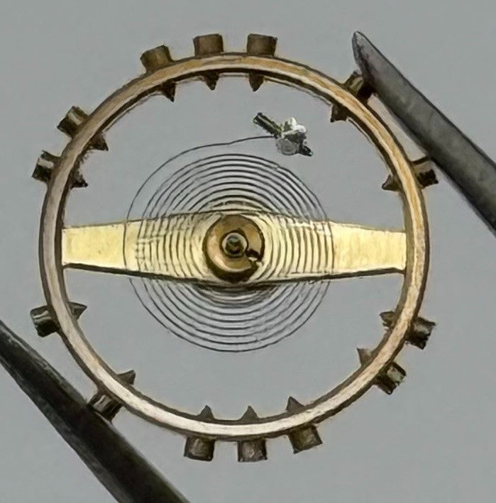 FEF 270 Balance Wheel Complete And Spring 5¼’’’ 173 M Watch Movement Parts NOS
