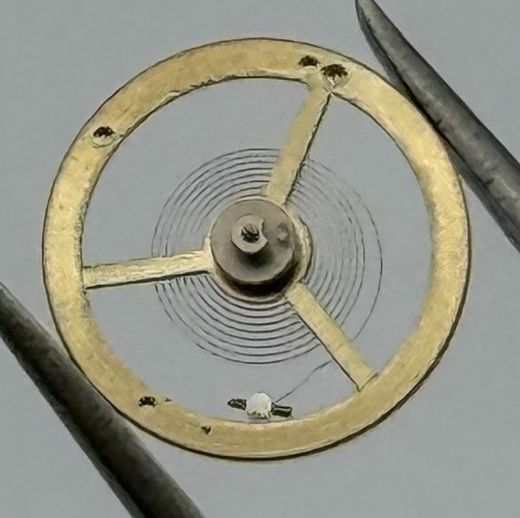 EB 1333 Balance Wheel Complete And Spring 8¾’’’ Renata 118 Watch Movement Parts
