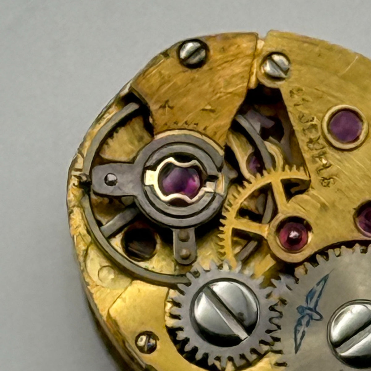 AS 1777 Watch Movement A. Schild Rotary 21 Jewels Swiss Manual Wind Parts 12.4mm