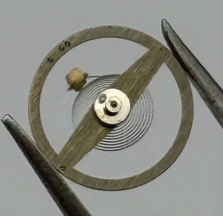 RW 75 Balance Wheel Complete And Spring 5¼’’’ 867 Watch Movement Parts NOS