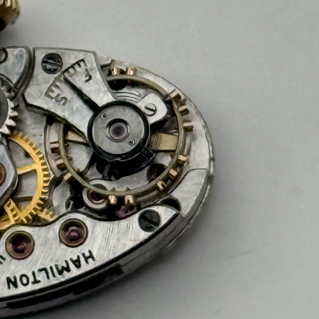 Hamilton 995A Watch Movement 17 Jewels USA Manual Wind Parts Repair 12.6mm