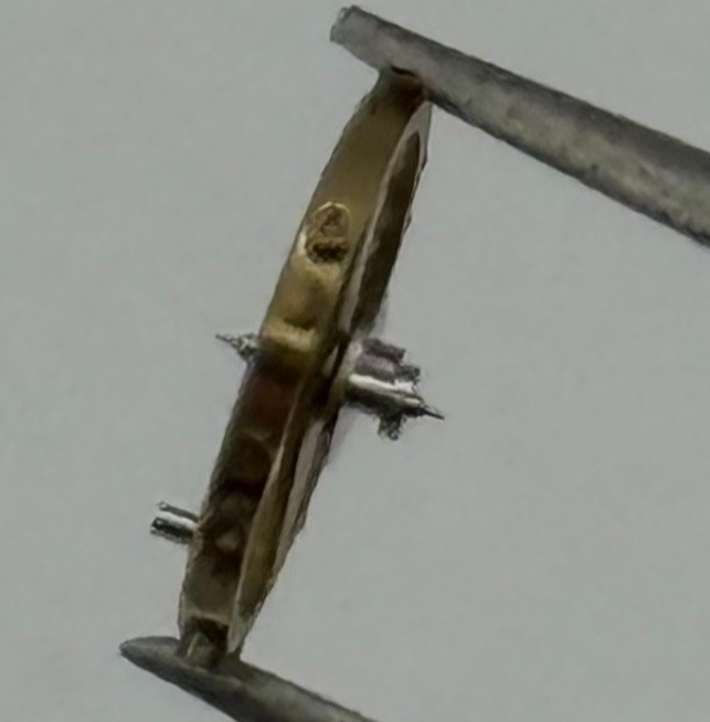 AS 1001 Balance Wheel Complete And Spring 7¾’’’ Renata 610 Watch Movement Parts