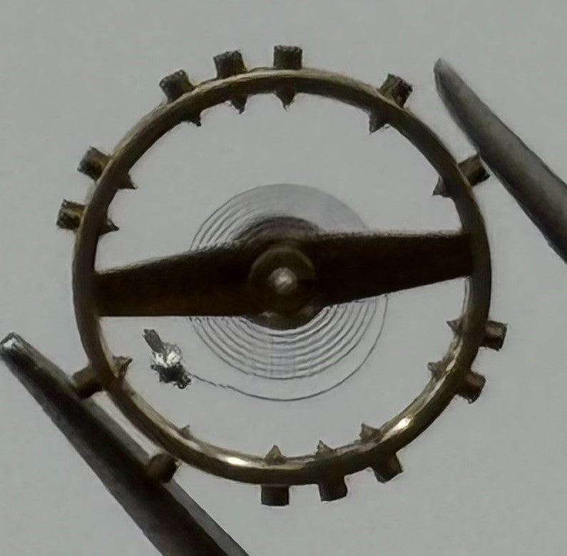 FHF 120 Balance Wheel Complete And Spring 6¾-8’’’ 205 M Watch Movement Parts NOS