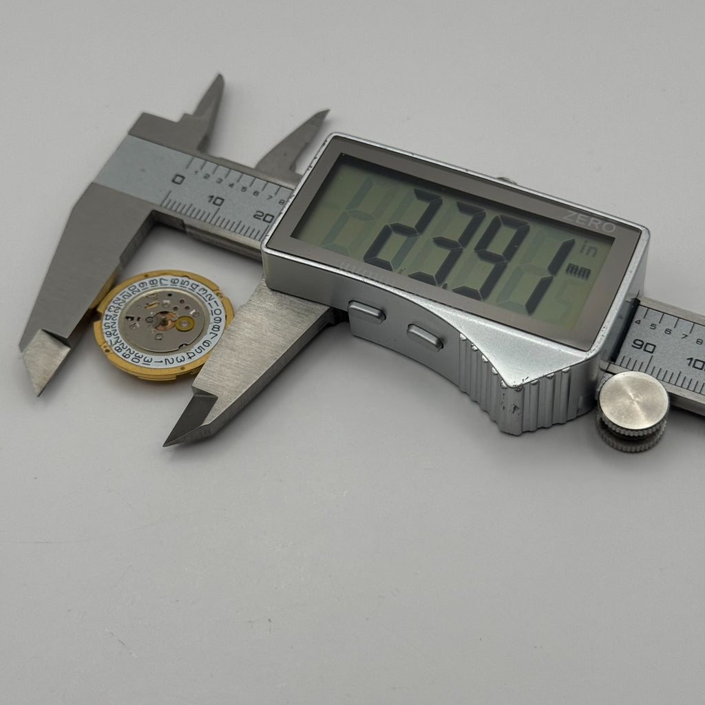 Ronda 1006 Watch Movement - Quartz Date 8 Jewels - For Parts / Repair - 23.9mm