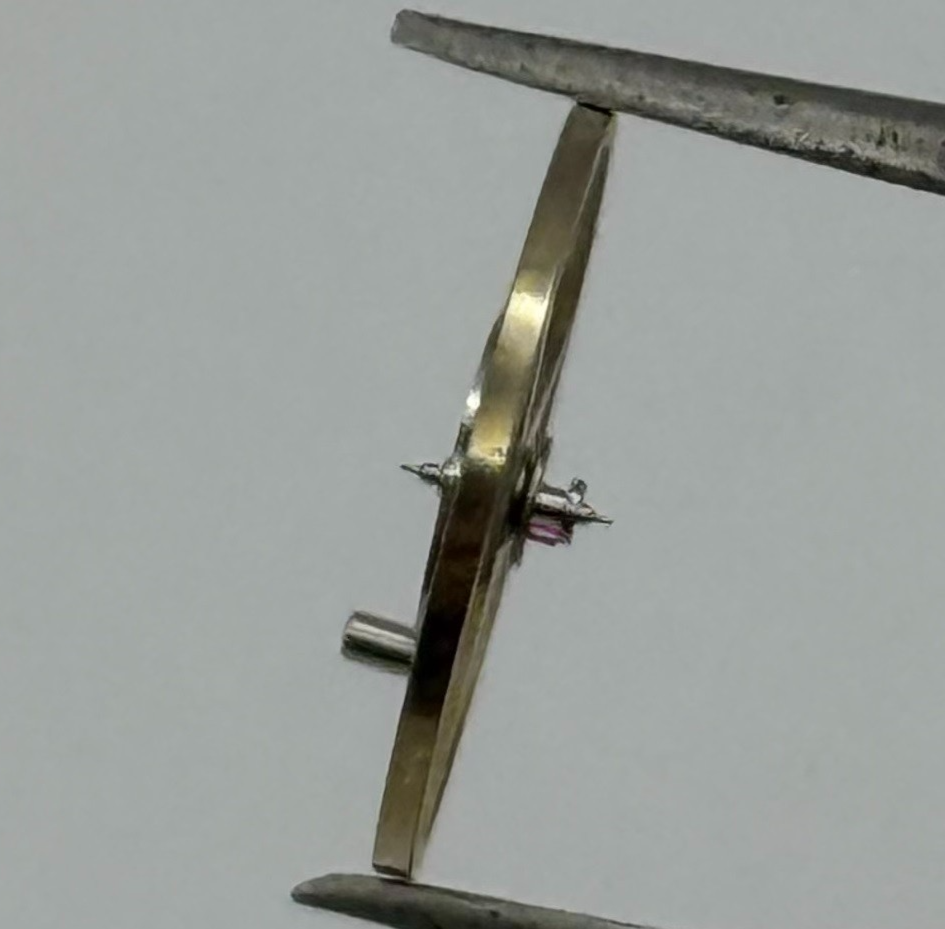 Felsa 4000 4010 Balance Wheel Complete And Spring 1435 Watch Movement Parts NOS