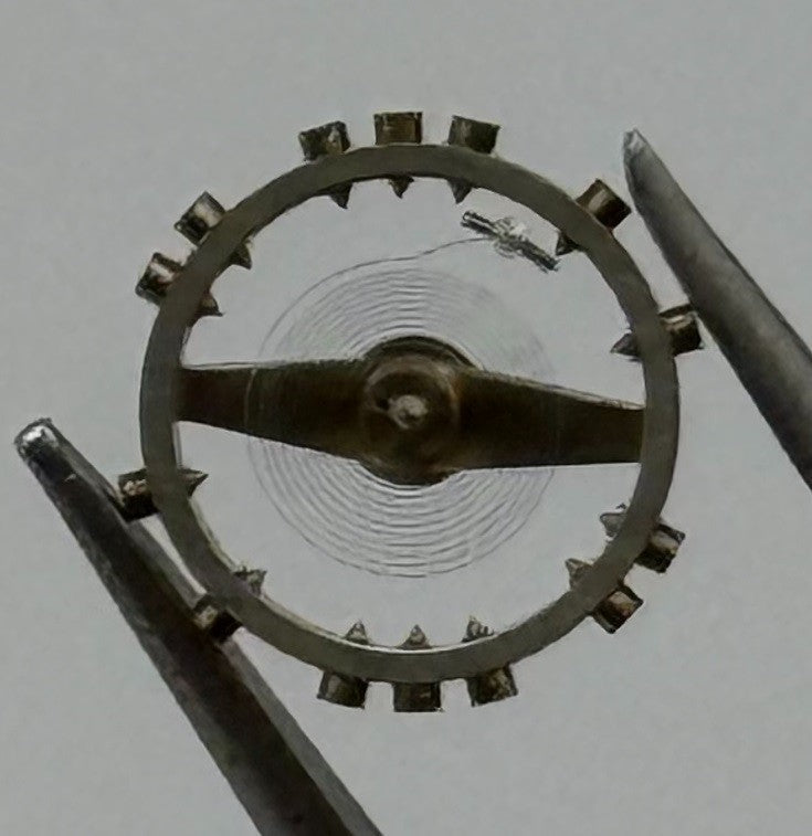 Femga 45 Balance Wheel Complete And Spring 5½’’’ 1006 M Watch Movement Parts NOS