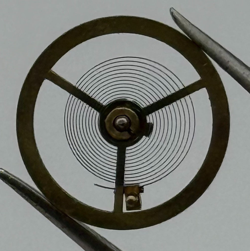 Amida 162 Balance Wheel Complete And Spring Bergeon 14 Watch Movement Parts NOS