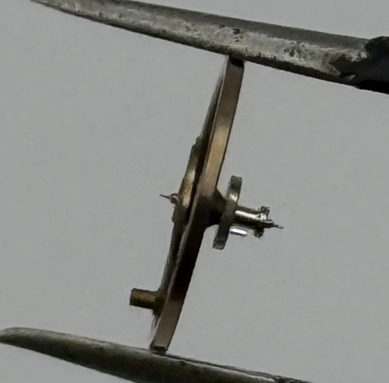 Ebosa 52 Balance Wheel Complete And Spring 5¼’’’ No 130 Watch Movement Parts NOS