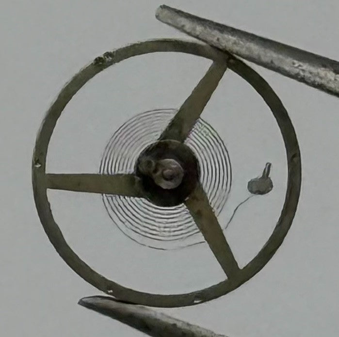FEF 370 Balance Wheel Complete And Spring Renata 1169 Watch Movement Parts NOS