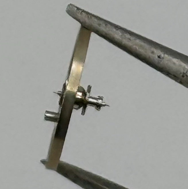Amida 580 585 Balance Wheel Complete And Spring Renata 1389 Watch Movement Parts