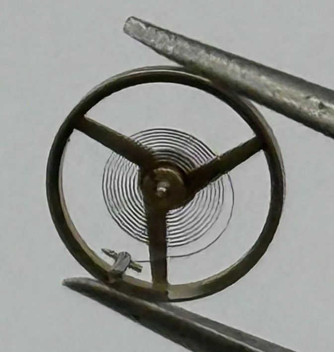 FEF 6620 Balance Wheel Complete And Spring 5½’’’ 1449 M Watch Movement Parts NOS