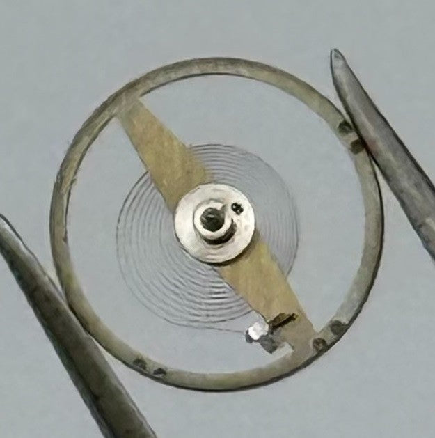 Lorsa 14R Balance Wheel Complete And Spring 5¼’’’ 1357 Watch Movement Parts NOS