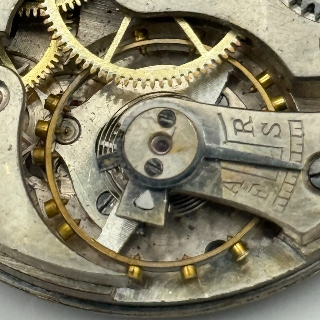Hunter Pocket Watch Movement 15J Sub Seconds Swiss Manual Wind Parts 41.9mm