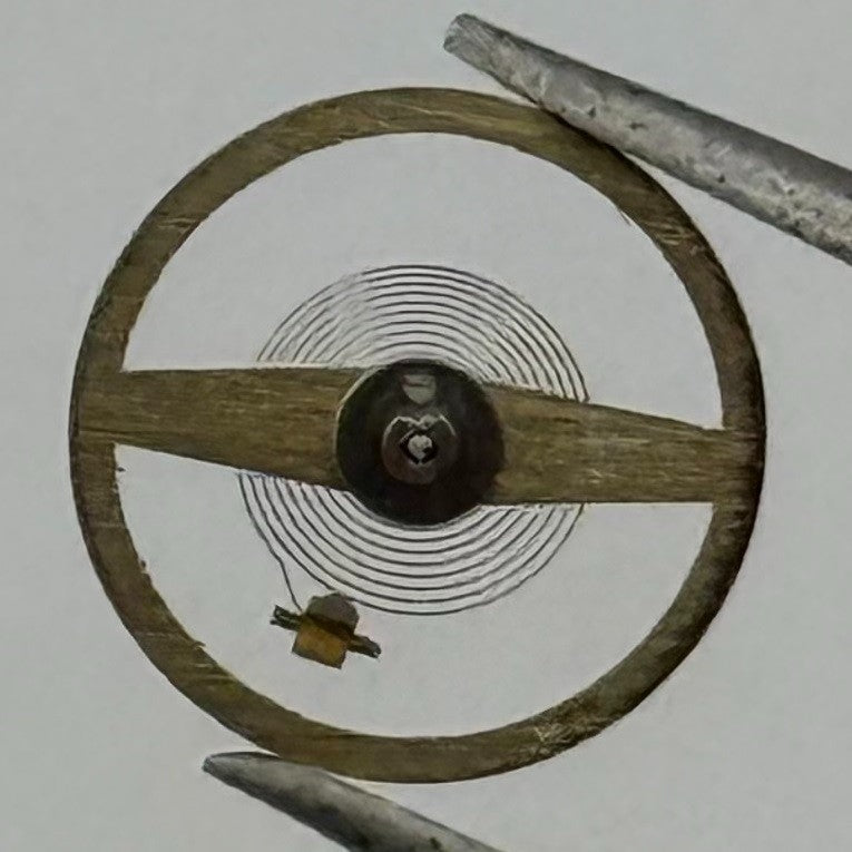 Ebosa 52 54 Balance Wheel Complete And Spring 5¼’’’ 3803 Watch Movement Parts