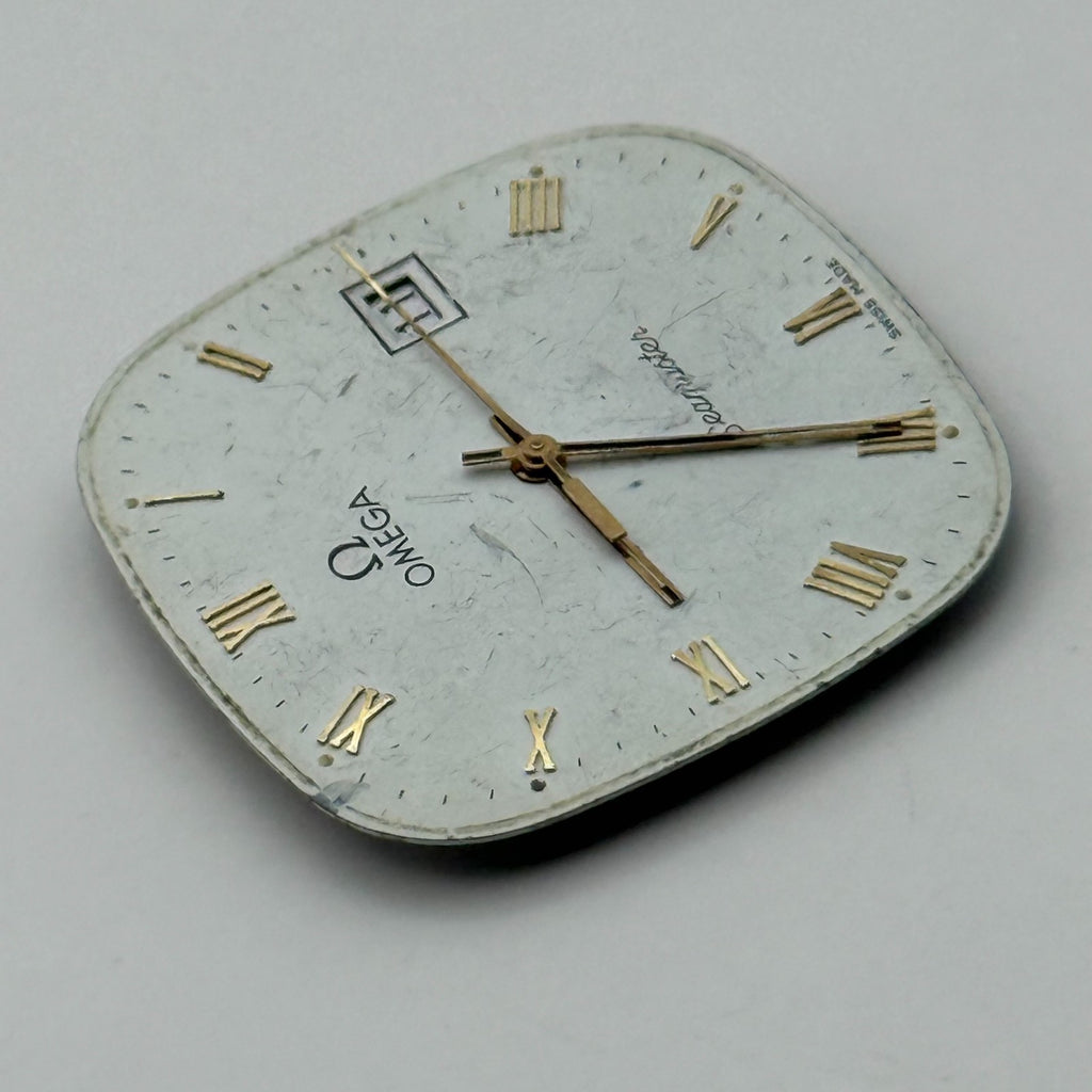 Omega 1430 Watch Movement And Dial UNTESTED Quartz Seamaster Swiss Parts 23.6mm