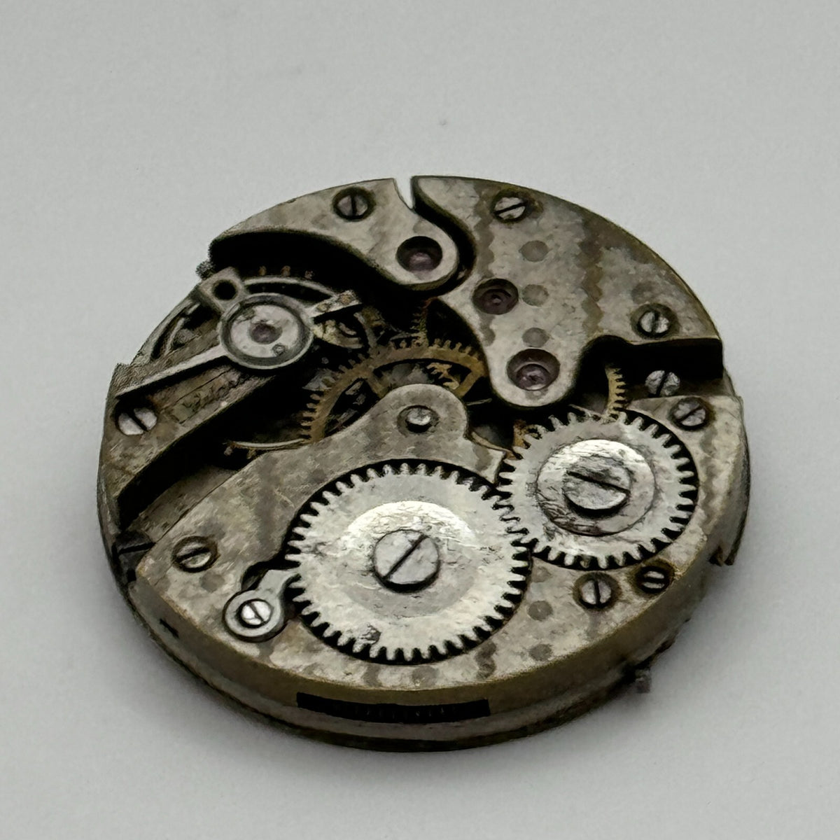Unidentified Watch Movement Manual Wind Swiss Parts Repair 24.8mm
