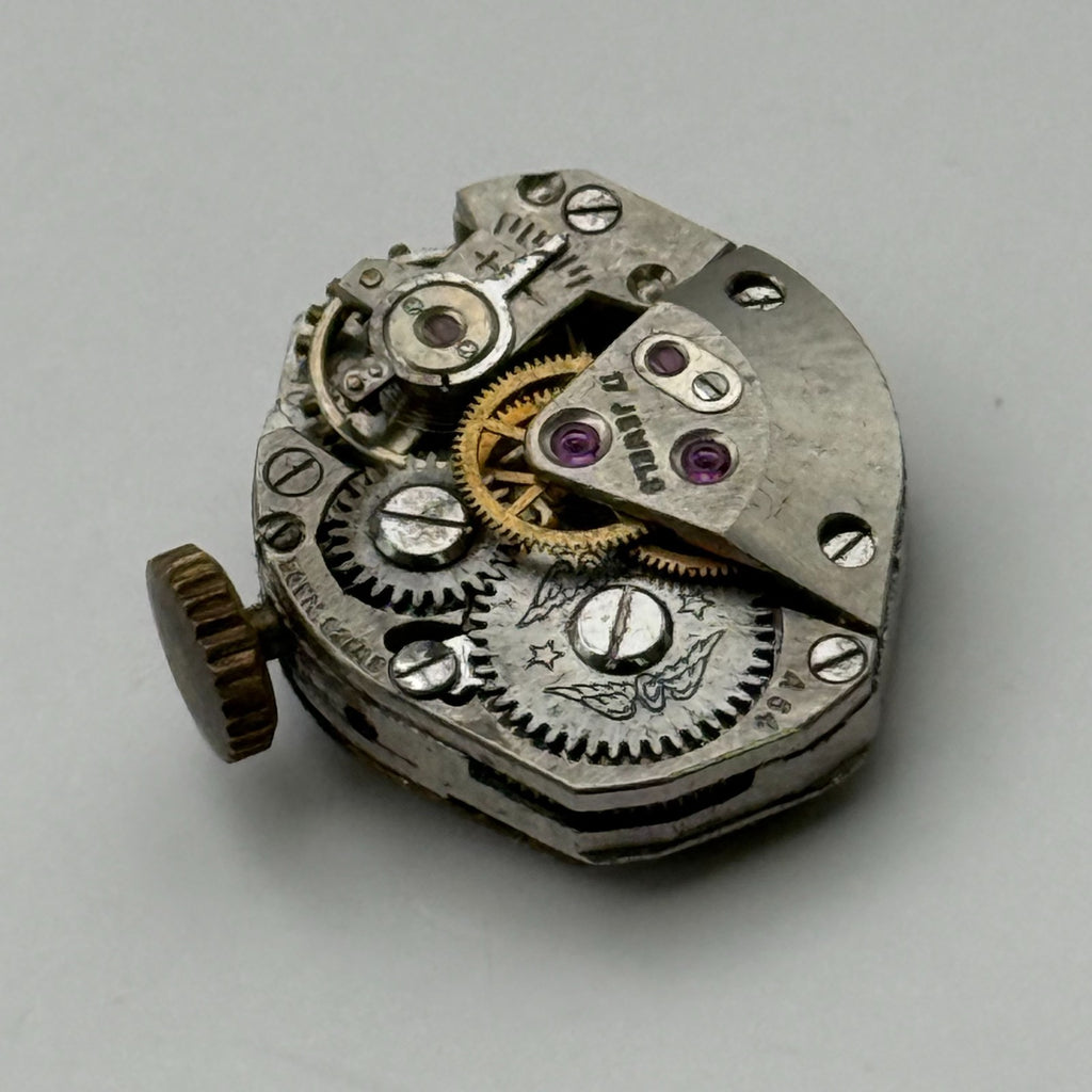 Unitas UT 540 Watch Movement Swiss Rotary 17 Jewels Parts Repair 15.2mm