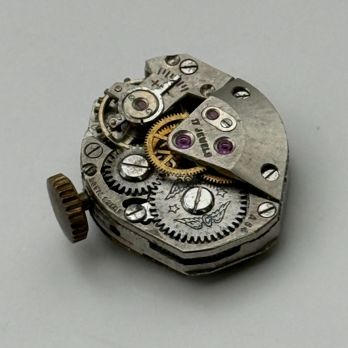 Unitas UT 540 Watch Movement Swiss Rotary 17 Jewels Parts Repair 15.2mm