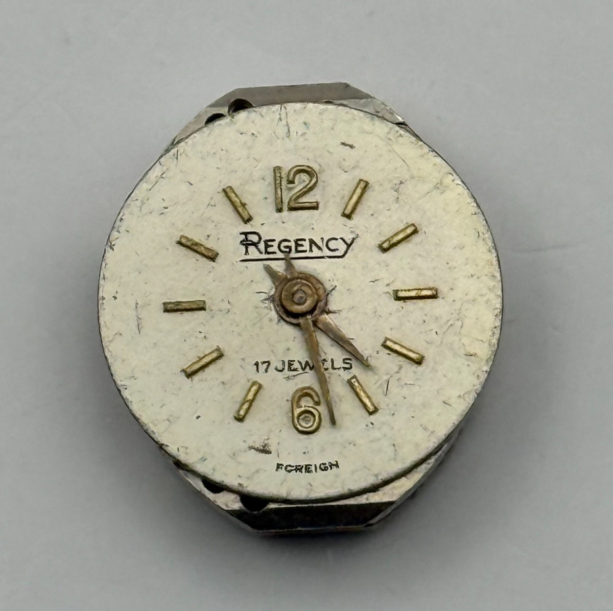 Regency Watch Movement Ladies 17 Jewels Swiss Manual Wind Parts Repair 12.7mm