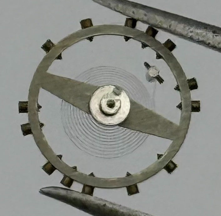 EJ 51 Balance Wheel Complete And Spring 5¼''' N 653 Watch Movement Parts NOS