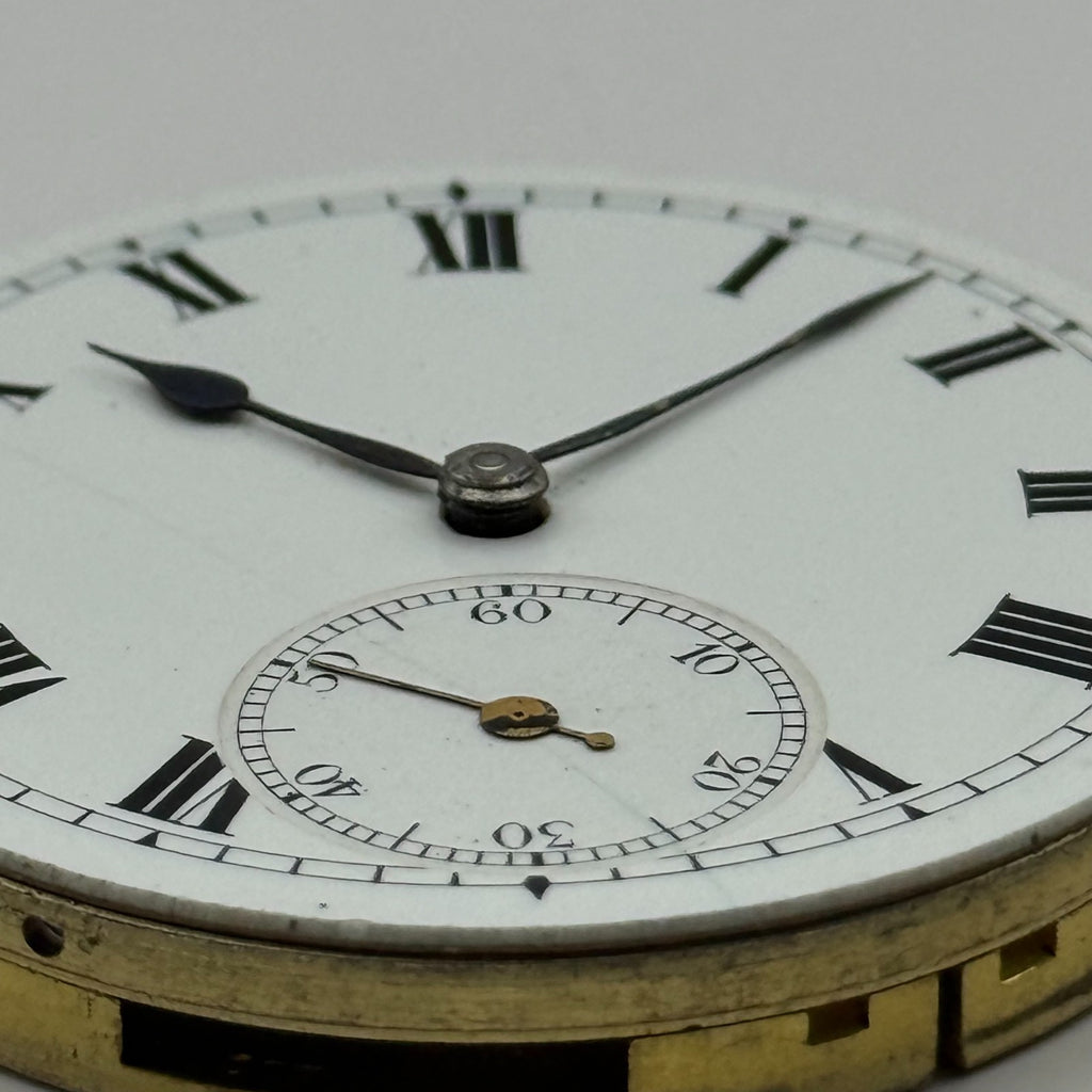 IWC Peerless Pocket Watch Movement Open Face High Grade S&Co Parts 39.9mm