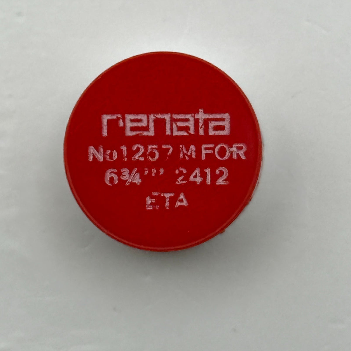 ETA 2412 Balance Wheel Complete And Spring 6¾’’’ 1257 M Watch Movement Parts NOS