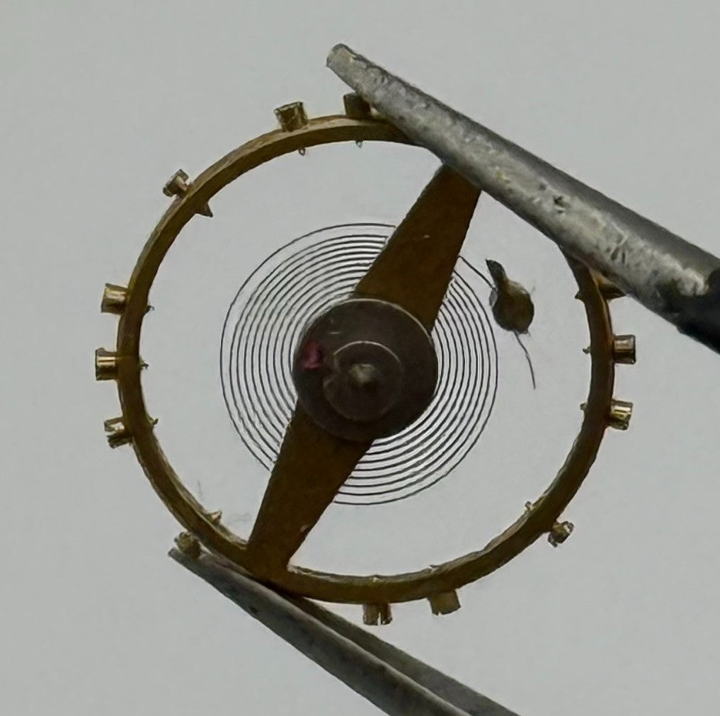 Smith A 360 Balance Wheel Complete And Spring 10½’’’ 970 Watch Movement Parts