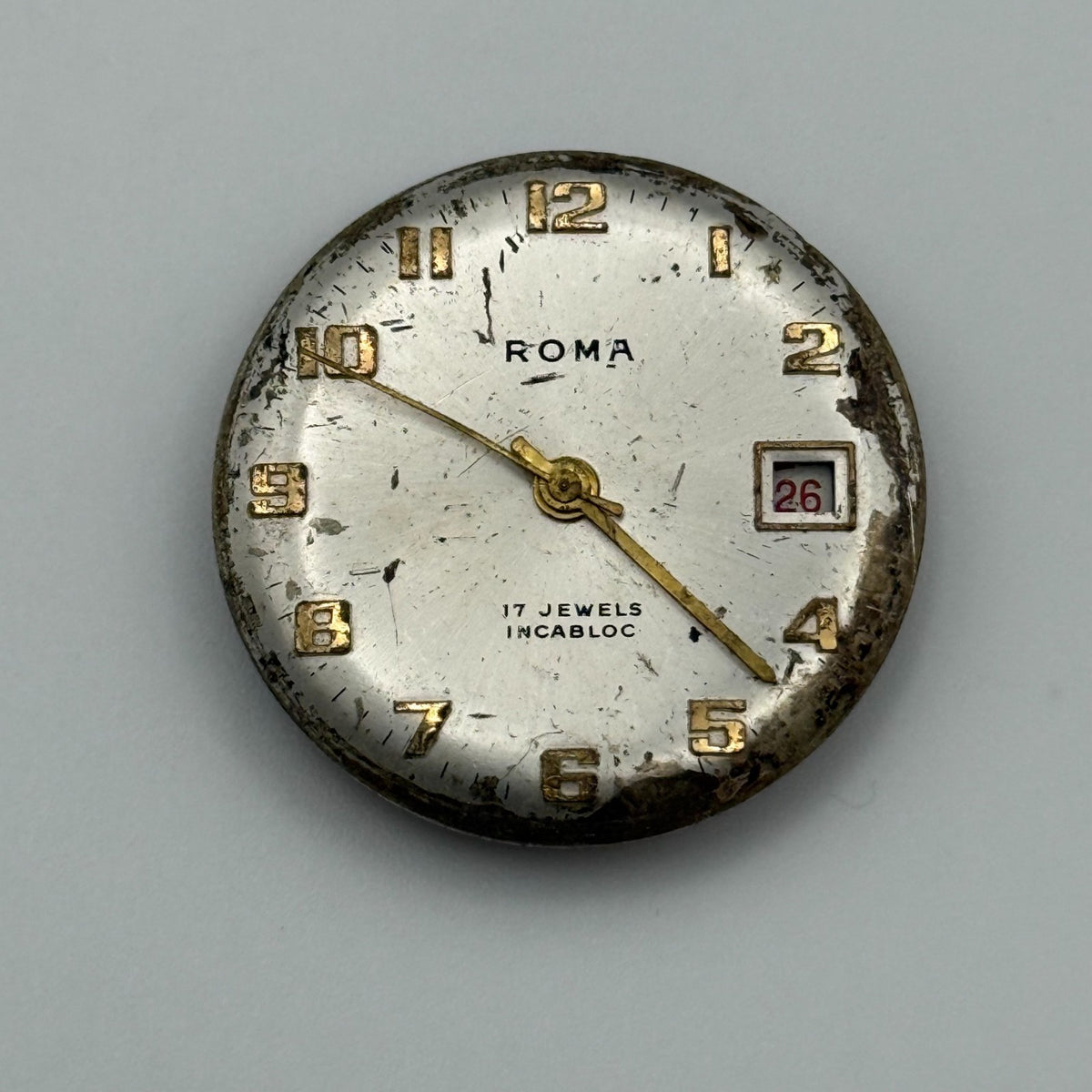 Ronda 1135 Watch Movement - Roma - For Parts / Repair
