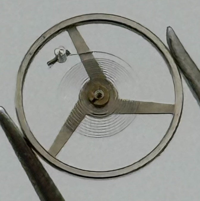 Felsa 4020 Balance Wheel Complete And Spring 7¾’’’ 5159 Watch Movement Parts NOS