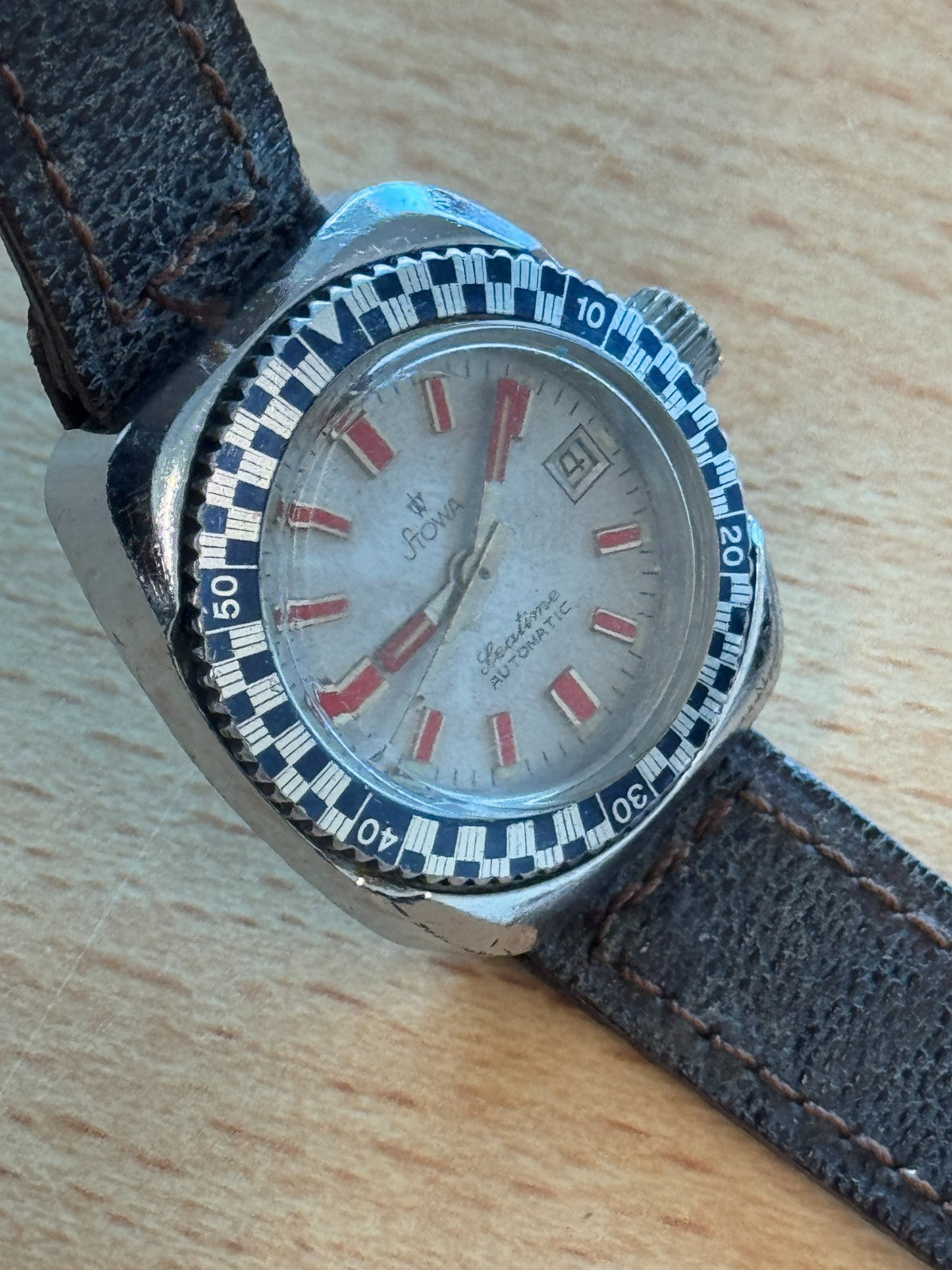 Stowa Seatime Automatic Ladies Diver Watch Vintage Rare - Spares/Repairs - 27mm