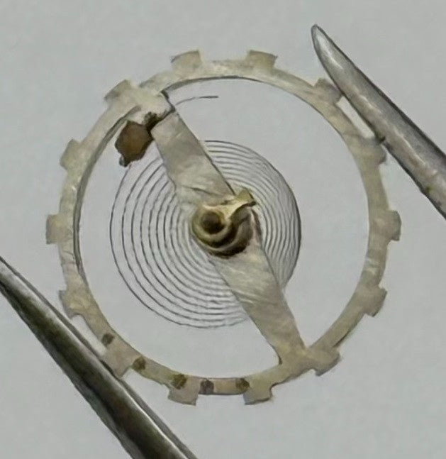 EB 1116 Balance Wheel Complete And Spring 8¾''' Ronda 192 Watch Movement Parts