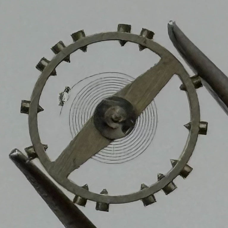 AS 1051 Balance Wheel Complete And Spring 5¼’’’ Renata 34 M Watch Movement Parts