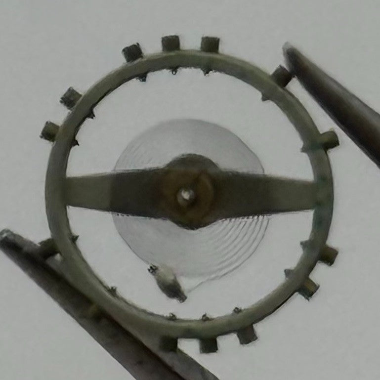 MST 381 Balance Wheel Complete And Spring 6¾ x8’’’ 69 Watch Movement Parts NOS