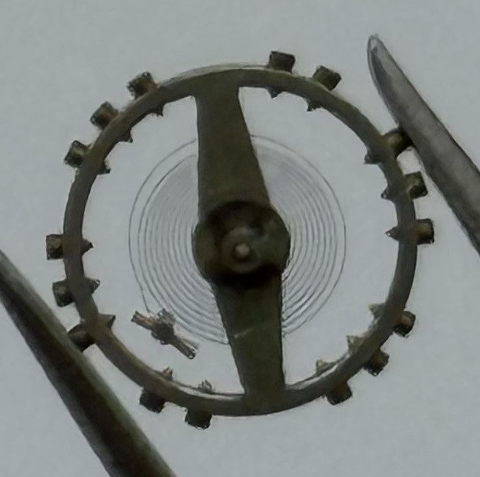 FEF 430 6600 Balance Wheel Complete And Spring Renata 943 M Watch Movement Parts