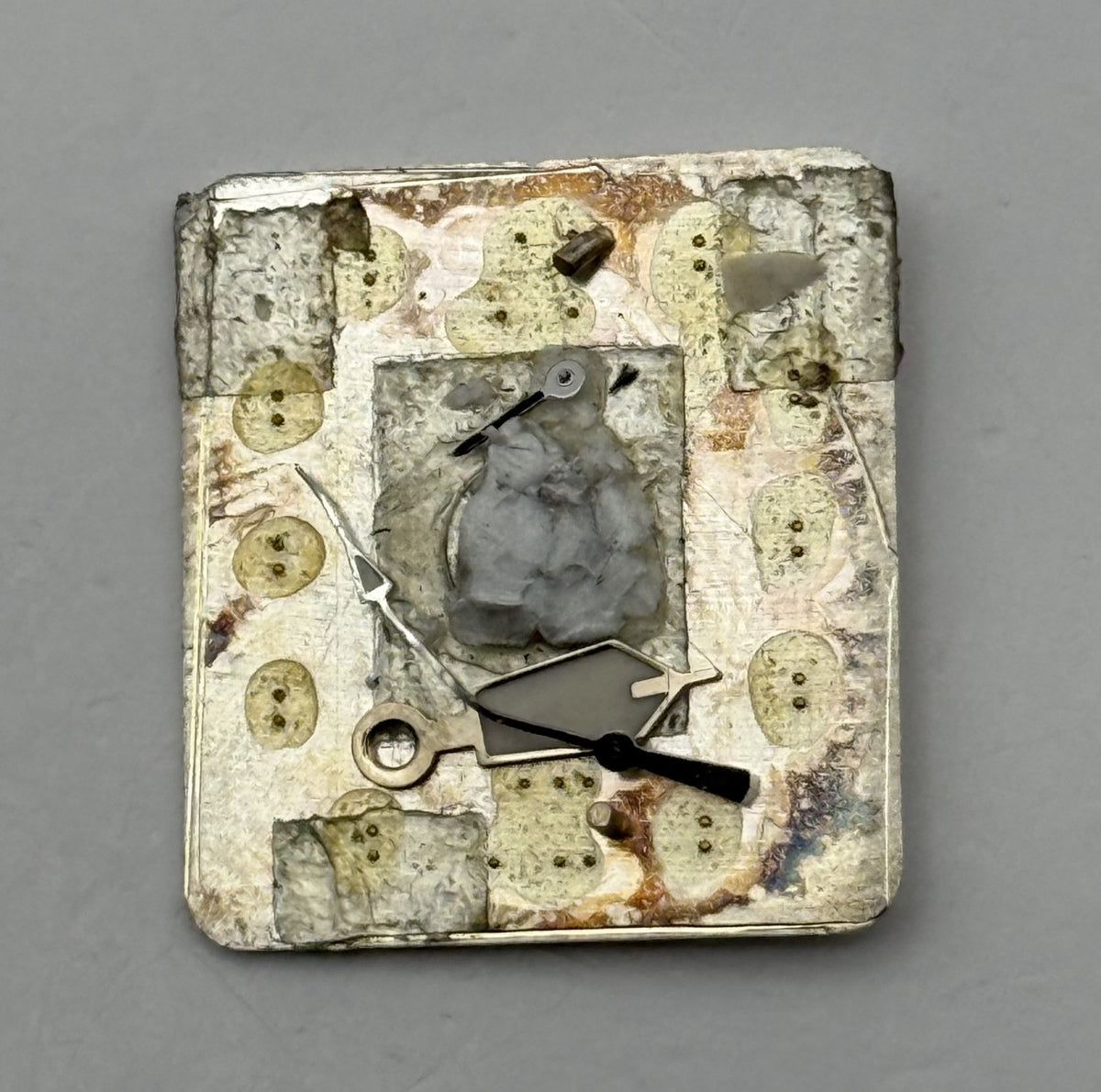 Lorus Watch Dial Rectangular Roman Numerals Vintage Spare Parts Repair 18.5mm