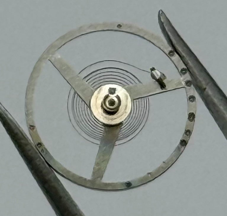 MST 410 Inca Balance Wheel Complete And Spring Renata 809 M Watch Movement Parts