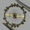 FHF 159 Balance Wheel Complete And Spring 3-10''' Watch 190 M Movement Parts NOS