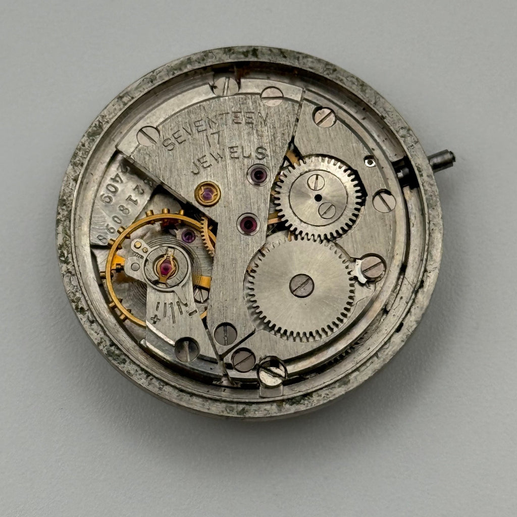 Poljot 2409 Watch Movement - Sekonda Dial - Ticking - For Parts / Repair